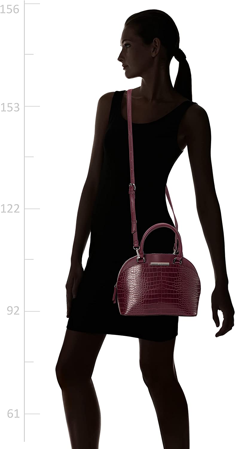 Nine West Morton Dome satchel bag-Burgundy - Premium  from House of Glitz  - Just $35000.00! Shop now at House of Glitz 