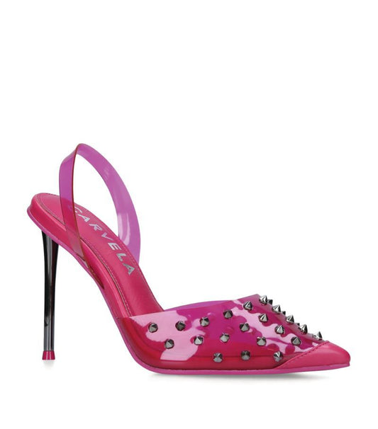 Carvela Sharp Stud Heel -Pink - Premium  from House of Glitz  - Just $48500.00! Shop now at House of Glitz 