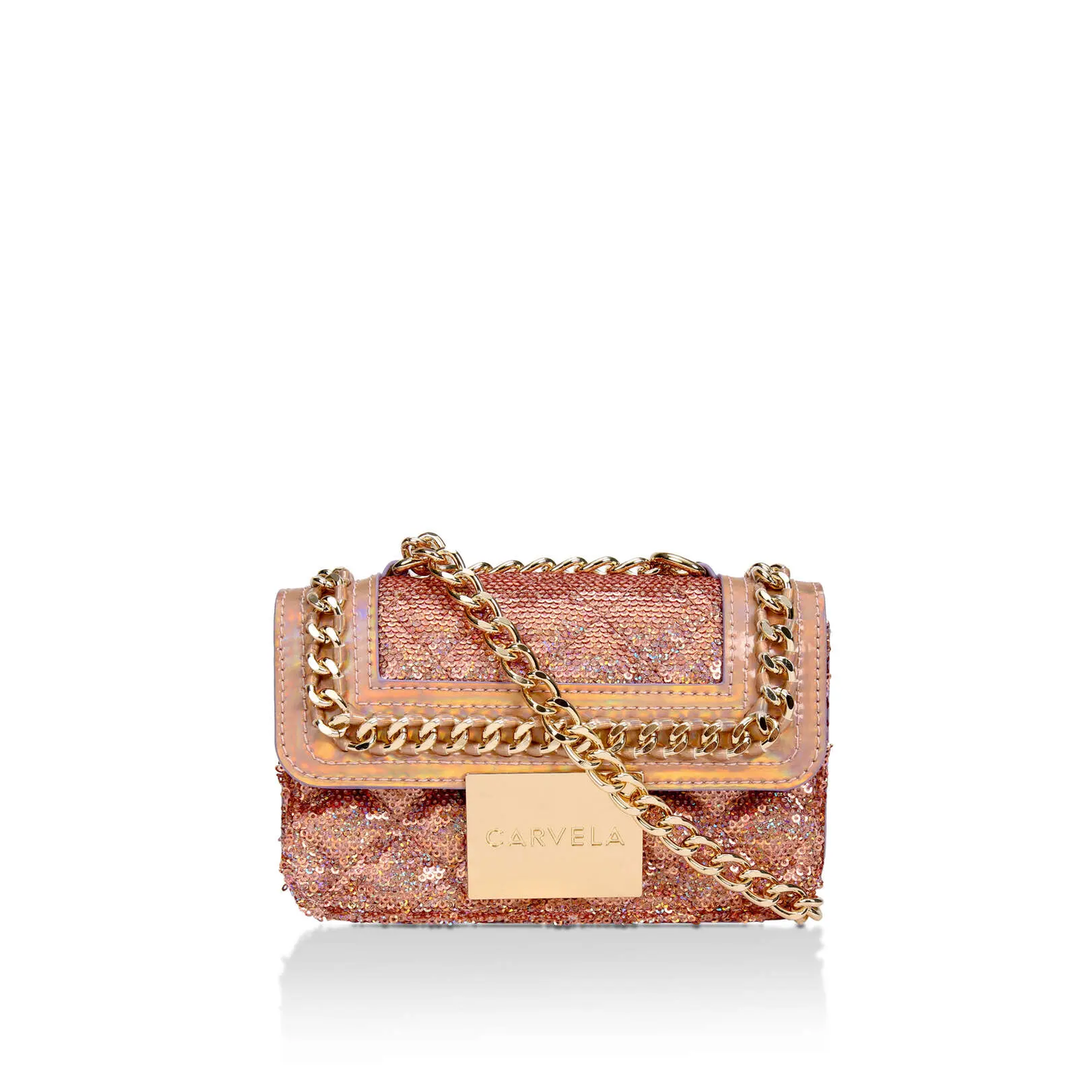 Carvela Micro Bailey crossbody bag-Peach - Premium  from House of Glitz  - Just $50000.00! Shop now at House of Glitz 