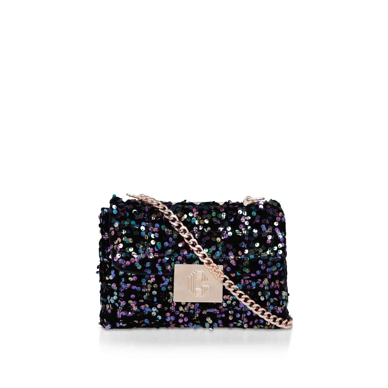 Carvela Brooklyn Mini Sequin crossbody bag-Navy - Premium  from House of Glitz  - Just $55000.00! Shop now at House of Glitz 