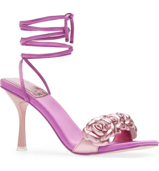 JC Rozi Lace-Up Sandal-Pink - Premium  from House of Glitz  - Just $75000.00! Shop now at House of Glitz 