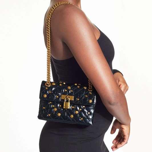 Kurt Geiger Mini Brixton studded crossbody bag-Black - Premium  from House of Glitz  - Just $85000.00! Shop now at House of Glitz 