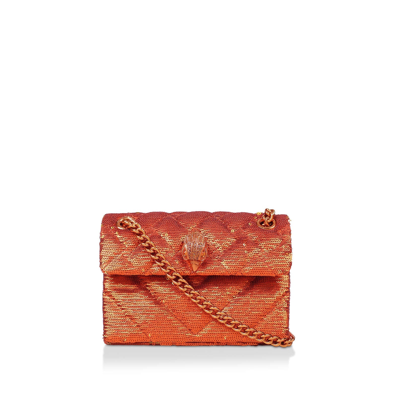 Kurt Geiger Mini Sequin Kensington Crossbody bag-Orange - Premium  from House of Glitz  - Just $80000.00! Shop now at House of Glitz 