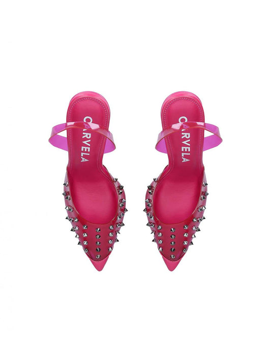 Carvela Sharp Stud Heel -Pink - Premium  from House of Glitz  - Just $48500.00! Shop now at House of Glitz 