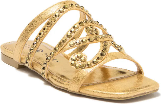 Katy Perry Anat Metallic Microsuede Flat Slippers - Premium  from House of Glitz  - Just $36500.0! Shop now at House of Glitz 