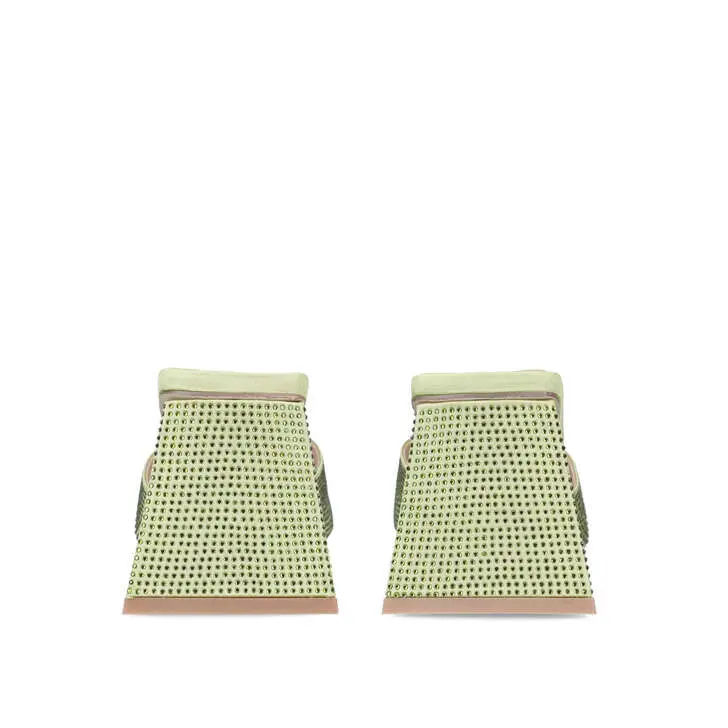 Kurt Geiger Embellished Mule-Green - Premium  from House of Glitz  - Just $48500.00! Shop now at House of Glitz 