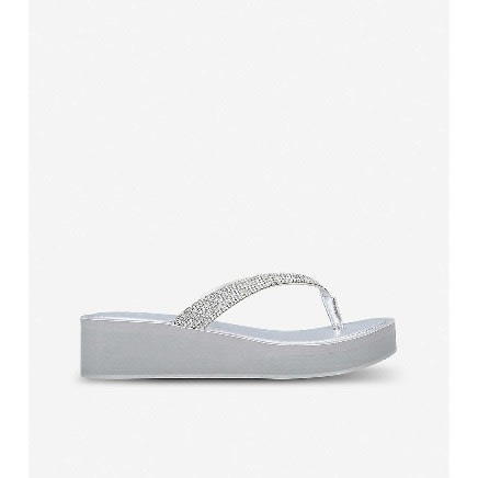 Aldo Yberani Embellished Rubber Wedge Flip-flops - Premium  from House of Glitz  - Just $17850.00! Shop now at House of Glitz 