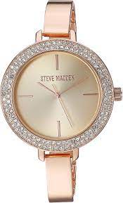 Steve Madden Women's Rhinestone Slim Link Band Watch-Rose gold - Premium  from House of Glitz  - Just $65000.00! Shop now at House of Glitz 