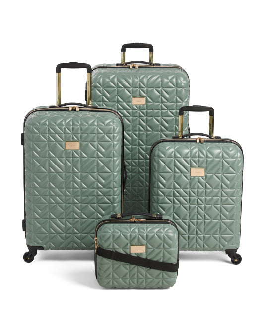 Dune London 3pc Tovangelina Hardside Luggage Set- Pistacio | Best Price ...